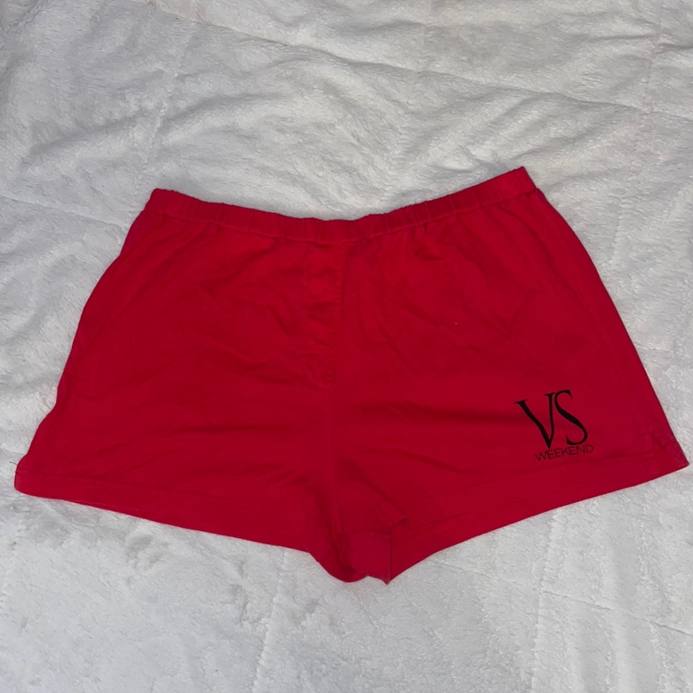 VINTAGE VICTORIA’S SECRET 90s Heart Tag VS Weekend Lounge Shorts